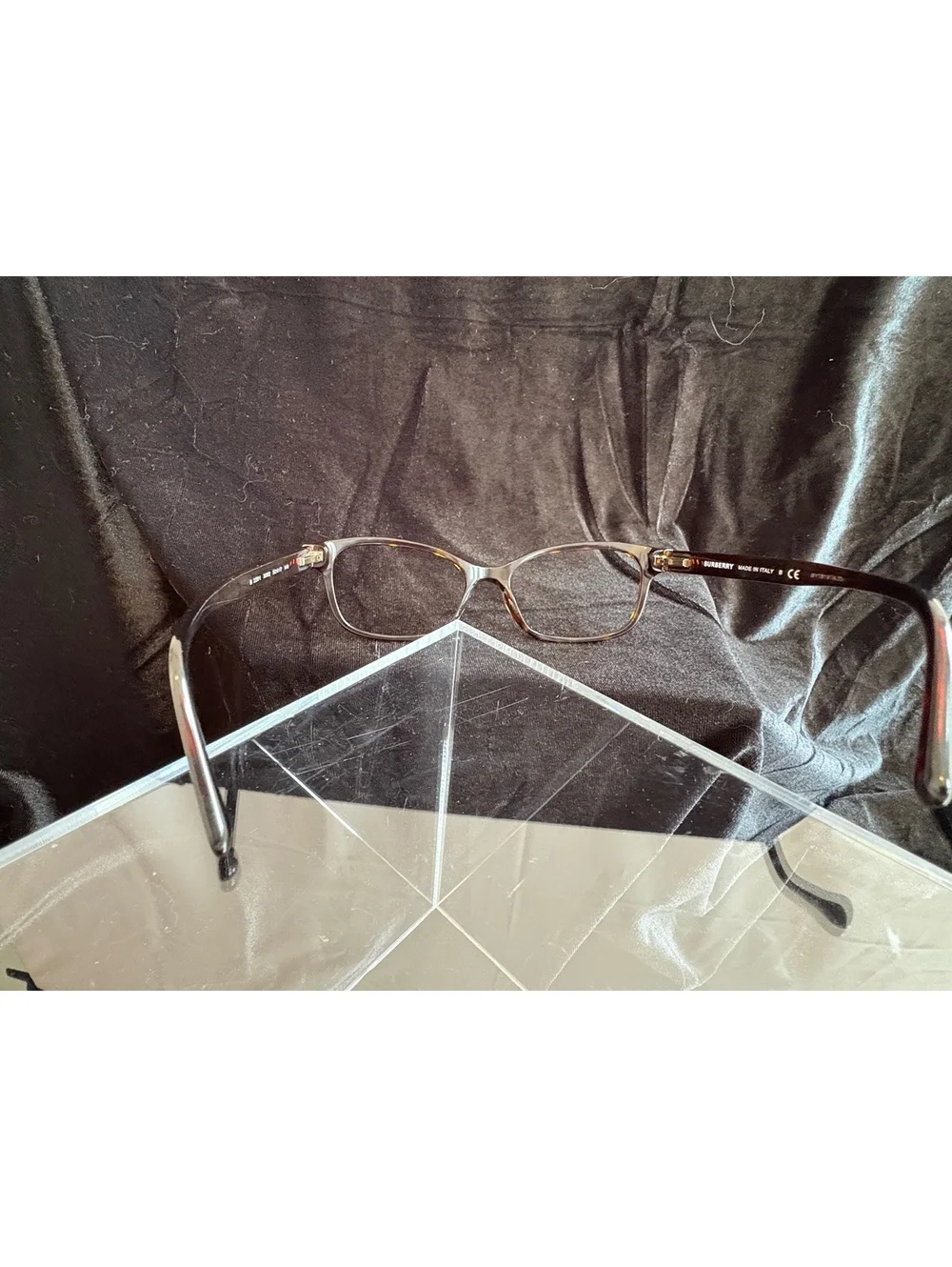 Burberry Women's Designer Eyeglasses Tortoise Shell Frame Made in Italy